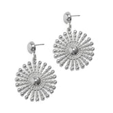Radiant Sunburst Drop Earrings